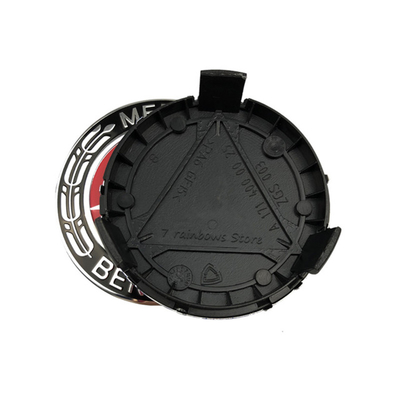 Nero Blu 75mm Ruota Rame Hub Caps Ruota Centro Caps Per Mercedes Benz A1714000025