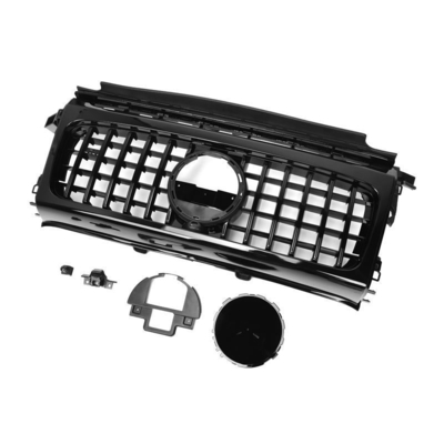 Prodotti di sintonizzazione Griglia del paraurti anteriore nera ABS Gloss Per Mercedes Benz Classe G W464 2019