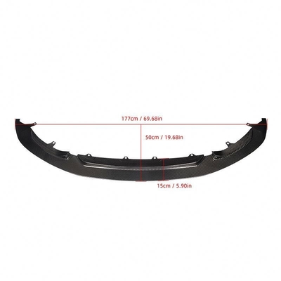 100% testato GT4 Style Dry Carbon Front Bumper Lip per BMW F80 M3 F82 F83 M4 CS GTS