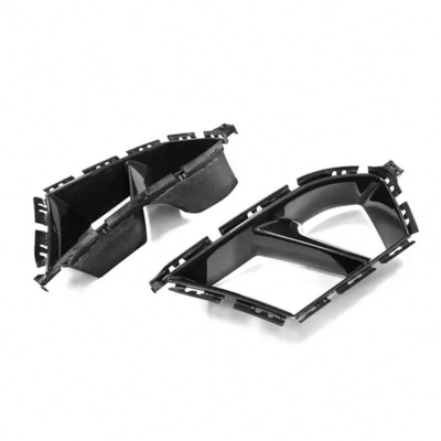 Sostituzione/riparazione MP Style Pre-Preg Dry Carbon Fiber Front Bumper Vents Per BMW Serie 3 G80 M3 G82 M4