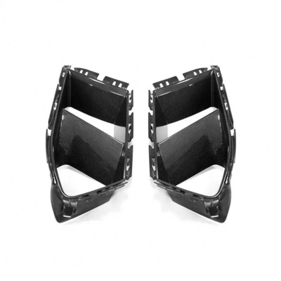 Sostituzione/riparazione MP Style Pre-Preg Dry Carbon Fiber Front Bumper Vents Per BMW Serie 3 G80 M3 G82 M4
