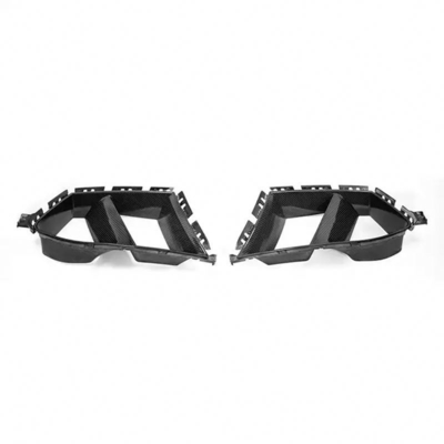 Sostituzione/riparazione MP Style Pre-Preg Dry Carbon Fiber Front Bumper Vents Per BMW Serie 3 G80 M3 G82 M4