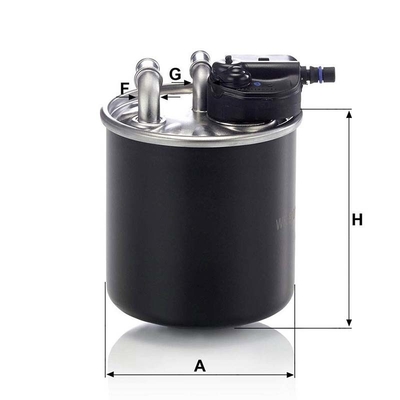 Sostituire/riparare eccellente filtro del carburante diesel OEM WK820/15 per motore Mercedes Benz