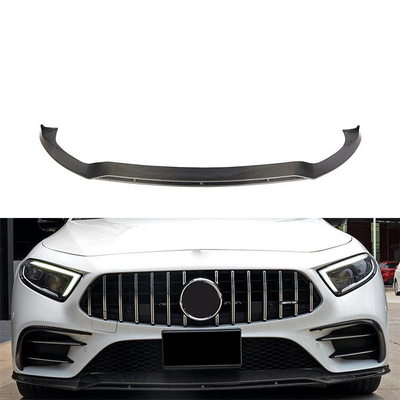 Altri Fibra di carbonio C257 Front Bumper Lip Splitter Chin Per Mercedes Benz CLS CLS 400 Sport CLS53 AMG 2018 2019