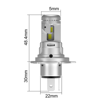 9005 9012 H11H7 H4 Luce per auto a LED 30W 4000Lm Lampada a testa con temperatura di colore 6000K