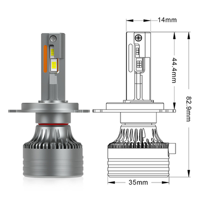 2010-2011 Anno G16 Super Power 6000K 12V Canbus 48000Lm H4 H8 9005 Faretti a LED con ventilatore