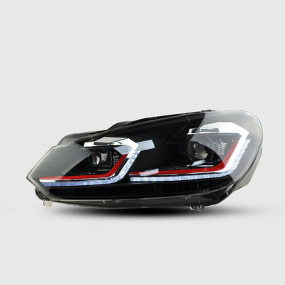VW Golf 6 faro a LED DRL lampada di segnale HID Bi Xenon accessori per auto 2008-2012