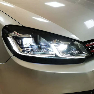 VW Golf 6 faro a LED DRL lampada di segnale HID Bi Xenon accessori per auto 2008-2012