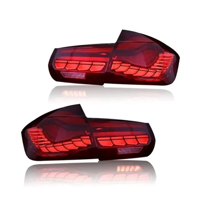 BMW Serie 3 F30 F35 Lampada posteriore con segnale di svolta a scala drago Fumo rosso