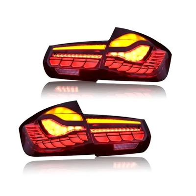 BMW Serie 3 F30 F35 Lampada posteriore con segnale di svolta a scala drago Fumo rosso