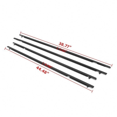 Grandi scorte di gomma porta auto striscia meteo per Honda Civic 72950-Sna-A01 72910-Sna-A01