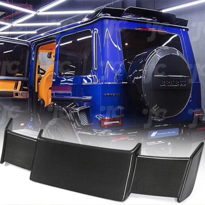 Ala di spoiler del tetto posteriore in fibra di carbonio personalizzata per Mercedes Benz G Wagon 2019-21 W463 G550 G63