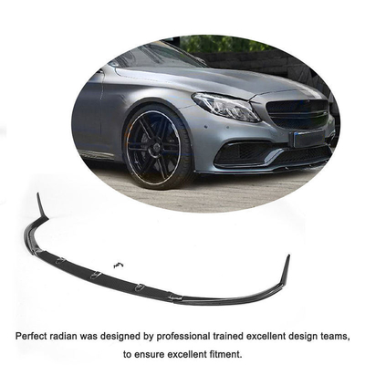 Proiettile anteriore di fibra di carbonio per Mercedes Benz C63 AMG a due porte 2015-2019 100% testato