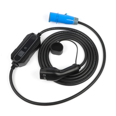 Carro elettrico nero portabile per la casa 10A 16A 20A 24A 32A caricabatterie Ev per la sostituzione / riparazione