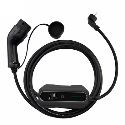 Stazione di ricarica delle batterie delle auto elettriche Caricatore portatile per veicoli elettrici Modalità 2 IEC 62196 Fast AC 8A-16A