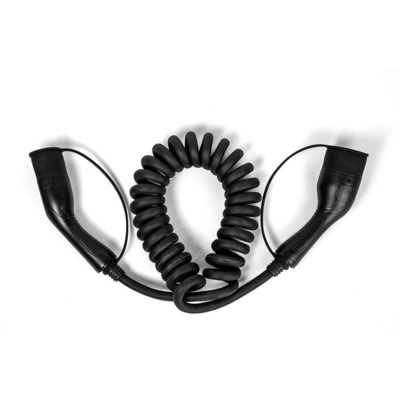 16A Modulo di carica elettrica per veicoli elettrici a tre fasi nero Livello 3 Cavo di ricarica per veicoli elettrici