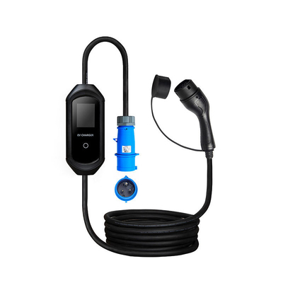 Indicatore LED Tipo2 1.7-7KW Wallbox Stazione di ricarica veloce EV per 250V di potenza massima di ingresso