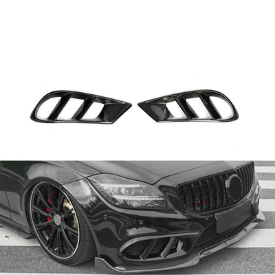 Copertura di scarico dell'aria del paraurti anteriore in fibra di carbonio per Mercedes Benz CLS W218 sport 2014-2017