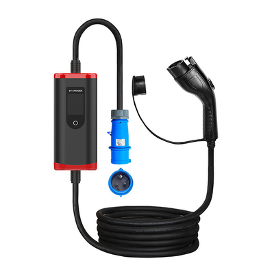 Caricabatterie portatili IP65 8A-32A regolabili tipo 1 EV con tensione resistente 2000V