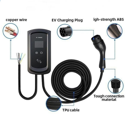 Home EV Charger Station 16A 32A Type2 Wallbox Charging Station per la sostituzione/riparazione