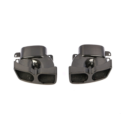 Altro anno Tubi di scarico in fibra di carbonio secca W205 Tail Muffler Per Mercedes Benz W213 W218 W222 GLE GLC CLA 2019