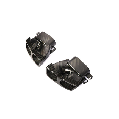 Altro anno Tubi di scarico in fibra di carbonio secca W205 Tail Muffler Per Mercedes Benz W213 W218 W222 GLE GLC CLA 2019
