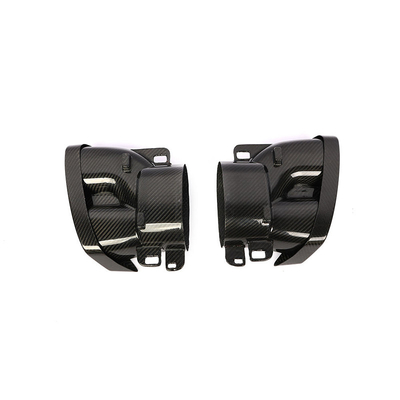 Altro anno Tubi di scarico in fibra di carbonio secca W205 Tail Muffler Per Mercedes Benz W213 W218 W222 GLE GLC CLA 2019