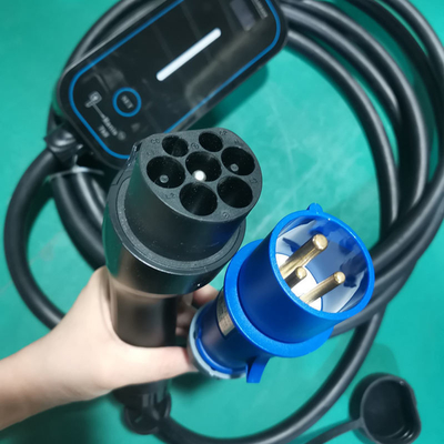 GBT caricabatterie per veicoli elettrici portatili tipo1/tipo2 Veicoli elettrici con corrente regolabile 16A/32A