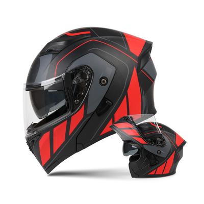 Casco da moto in fibra di carbonio bianca per 57-58 cm