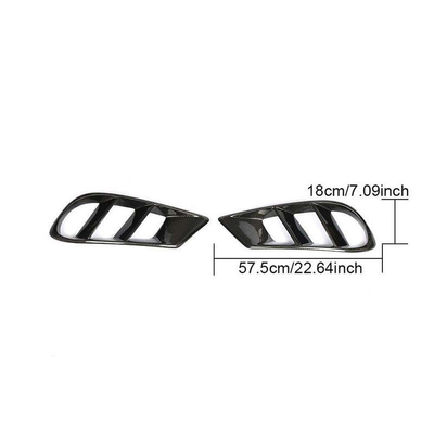 Copertura di ventilazione del paraurti anteriore a carbonio per Mercedes Benz Cls W218