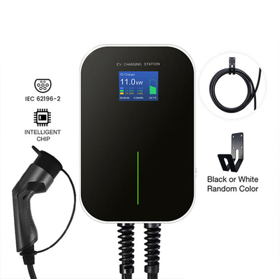 IP66 stazioni di ricarica a terra a prova d'acqua 16A 3 fasi di tipo 2 per caricabatterie elettriche da 11 kW
