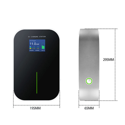 IP66 stazioni di ricarica a terra a prova d'acqua 16A 3 fasi di tipo 2 per caricabatterie elettriche da 11 kW