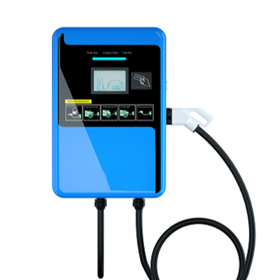 3.5 pollici Display LCD 60KW EV Wall Charger Wallbox AC Wall Mount Stazione di ricarica auto