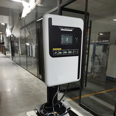3.5 pollici Display LCD 60KW EV Wall Charger Wallbox AC Wall Mount Stazione di ricarica auto