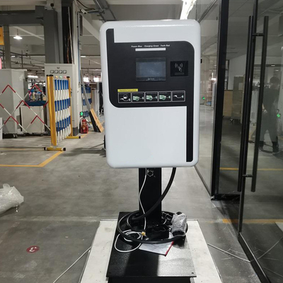 3.5 pollici Display LCD 60KW EV Wall Charger Wallbox AC Wall Mount Stazione di ricarica auto