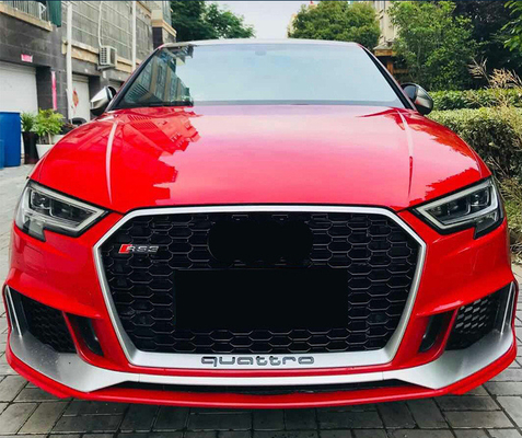 Trasforma il tuo Audi A3 RS3 Paraurti anteriore con griglia Per 2009-2013 S3 8P Facelift OE NO