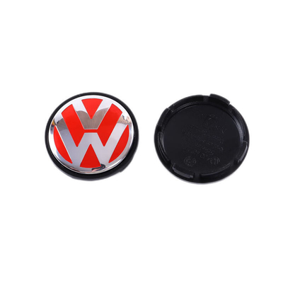 Custom Nero Blu 68Mm 56Mm Car Wheel Center Cover Per Decorazione in Plastica Volkswagen