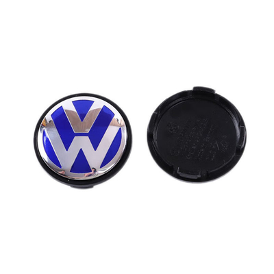 Volkswagen Car Wheel Center Cover in plastica 68mm 56mm con design personalizzato blu