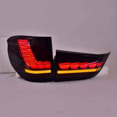 Lumiera di coda a LED a scala di drago dinamica con acqua corrente per BMW X5 2014-2018