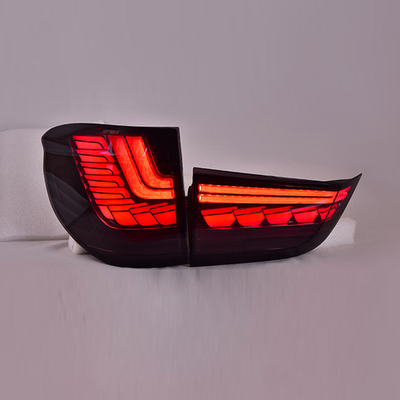 Lumiera di coda a LED a scala di drago dinamica con acqua corrente per BMW X5 2014-2018