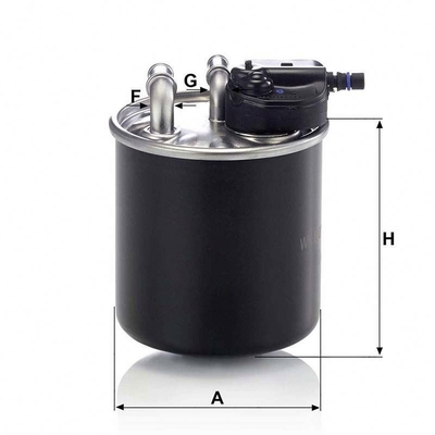 Filtri di carburante per motori diesel WK820/15 per Mercedes Benz in altri colori neri