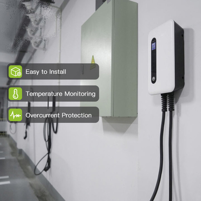 Caricabatterie per auto elettriche da 32A 7KW per prestazioni standard di montaggio a parete di Tesla Interface