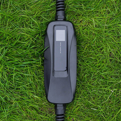32A Tipo1/Tipo2 Cassa di ricarica EV portatile per cavi di ricarica Nissan LEAF Nero