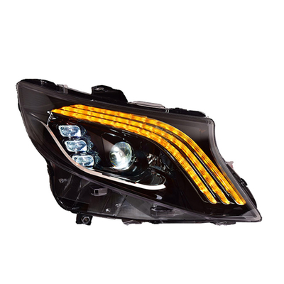 Disegno di fari a LED da 12 V per Mercedes-Benz Vito Modificato stile Maybach DRL incluso