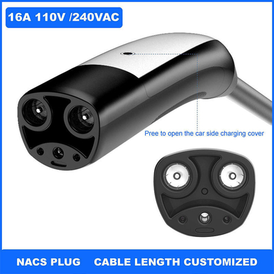 Cable di ricarica per veicoli elettrici a rete di distribuzione diretta 16A con connettore NACS