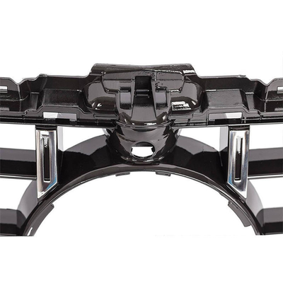 Griglia cromata 100% testata ABS Gloss Nero Tipo Gt per Mercedes Benz Classe W205