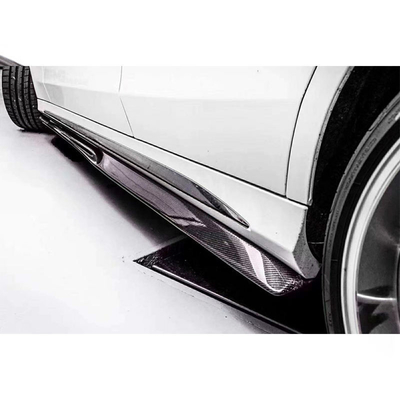 Splitter di estensione in fibra di carbonio per Mercedes Benz W205 C205 Sport 2014-2021