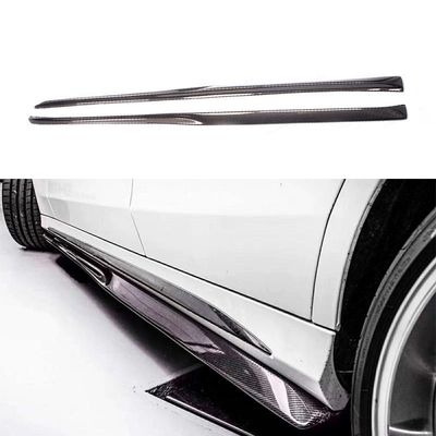 2013-2021 Auto Carbon Fiber Side Skirt Lip per Mercedes Benz W205 C205 Sport Psm Stile