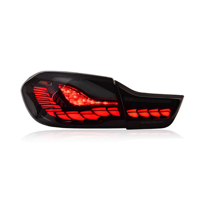 2014-2019 Lampade posteriori applicabili Running Dragon Scale Style LED per BMW Serie 4 F32