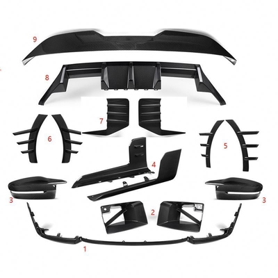 Dry Carbon MP Style Front Bumper Auto Parts per BMW G80 G82 M3 M4 Altri accessori per auto